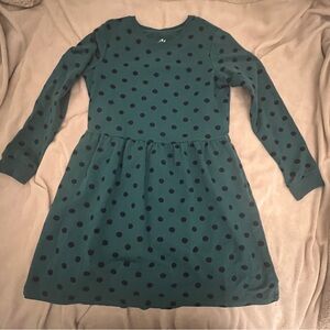 PRIMARY Green Polka‎ Dot Girls Dress Size 12